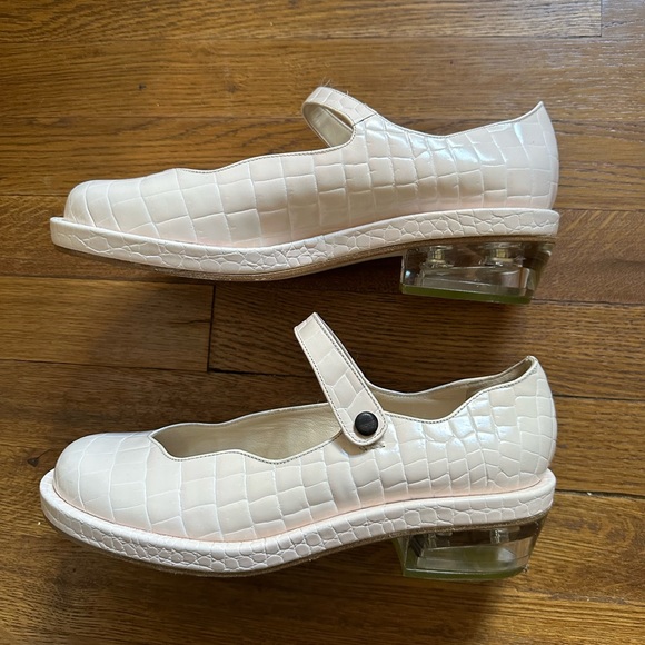 Simone Rocha ballet flats with clear heel. Size 40. Worn once. Perfect condition - Picture 10 of 11